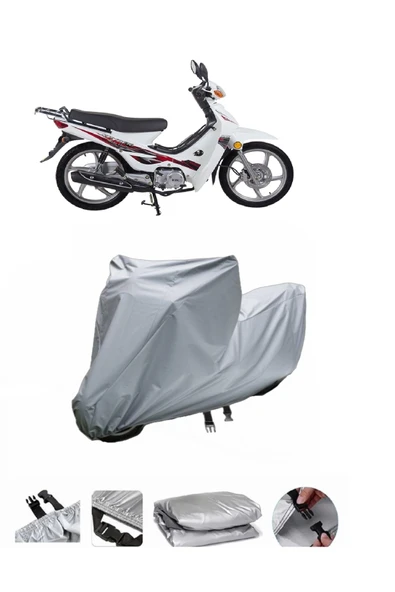 RMG Moto Gusto Spyder 100  Gri Motosiklet Brandası ARKA ÇANTA UYUMLU DEĞİLDİR ürün görseli 1