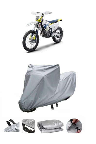 Husqvarna FE 501  Gri Motosiklet Brandası ARKA ÇANTA UYUMLU DEĞİLDİR ürün görseli 1