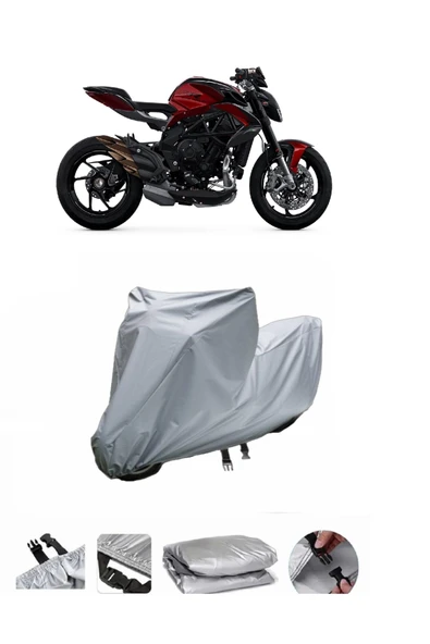MV Agusta Brutale 800 RR  Gri Motosiklet Brandası ARKA ÇANTA UYUMLU DEĞİLDİR ürün görseli 1