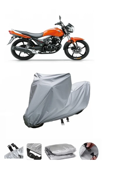 Haojue DA135 S  Gri Motosiklet Brandası ARKA ÇANTA UYUMLU DEĞİLDİR ürün görseli 1
