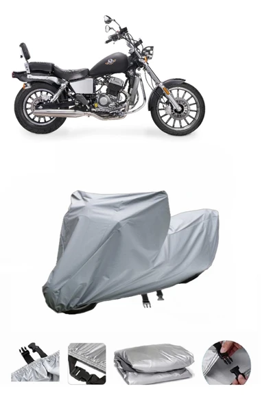 Regal Raptor Classic 125  Gri Motosiklet Brandası ARKA ÇANTA UYUMLU DEĞİLDİR ürün görseli 1