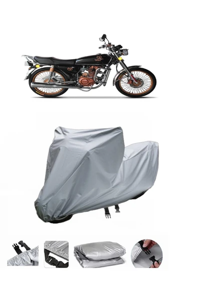 Motoran Scorpion 100  Gri Motosiklet Brandası ARKA ÇANTA UYUMLU DEĞİLDİR ürün görseli 1