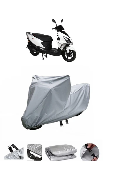RMG Moto Gusto Aston 125  Gri Motosiklet Brandası ARKA ÇANTA UYUMLU DEĞİLDİR ürün görseli 1