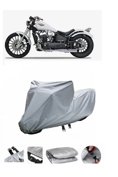 Regal Raptor Daytona 350  Gri Motosiklet Brandası ARKA ÇANTA UYUMLU DEĞİLDİR ürün görseli 1