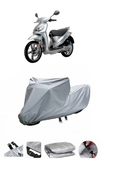 Peugeot Looxor  Gri Motosiklet Brandası ARKA ÇANTA UYUMLU DEĞİLDİR ürün görseli 1