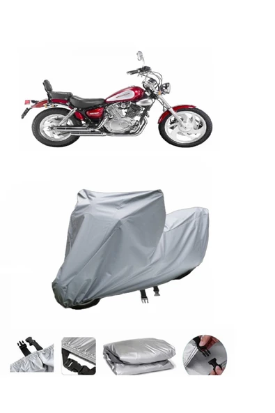 Keeway  Super Shadow 250  Gri Motosiklet Brandası ARKA ÇANTA UYUMLU DEĞİLDİR ürün görseli 1