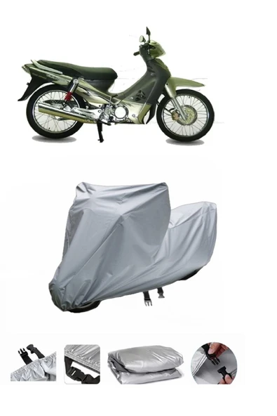 Modenas KIRISS 125 Gri Motosiklet Brandası ARKA ÇANTA UYUMLU DEĞİLDİR ürün görseli 1
