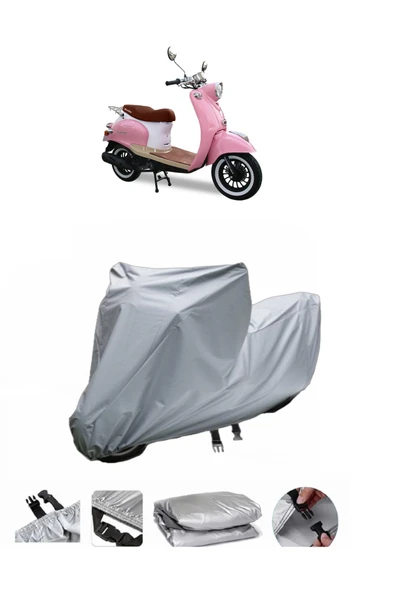 Motolux Efsane 50  Gri Motosiklet Brandası ARKA ÇANTA UYUMLU DEĞİLDİR ürün görseli 1