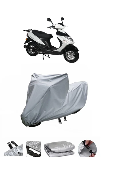RMG Moto Gusto Rapid 50  Gri Motosiklet Brandası ARKA ÇANTA UYUMLU DEĞİLDİR ürün görseli 1