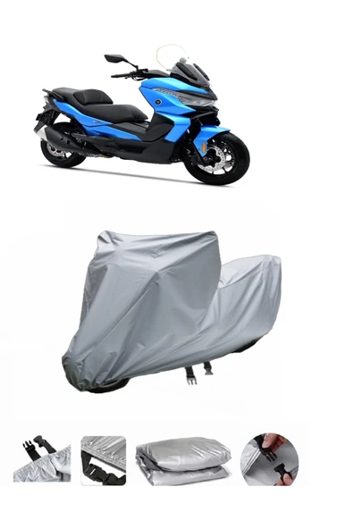 Voge SR4 Maksi 350  Gri Motosiklet Brandası ARKA ÇANTA UYUMLU DEĞİLDİR ürün görseli 1