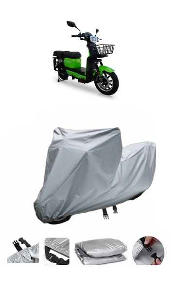 Motolux Pitton 50  Gri Motosiklet Brandası ARKA ÇANTA UYUMLU DEĞİLDİR ürün görseli 1