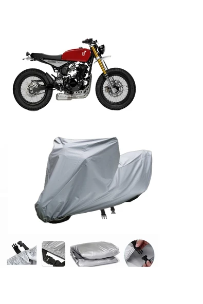 Mutt Razorback 250  Gri Motosiklet Brandası ARKA ÇANTA UYUMLU DEĞİLDİR ürün görseli 1