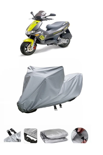 Gilera Runner 180  Gri Motosiklet Brandası ARKA ÇANTA UYUMLU DEĞİLDİR ürün görseli 1