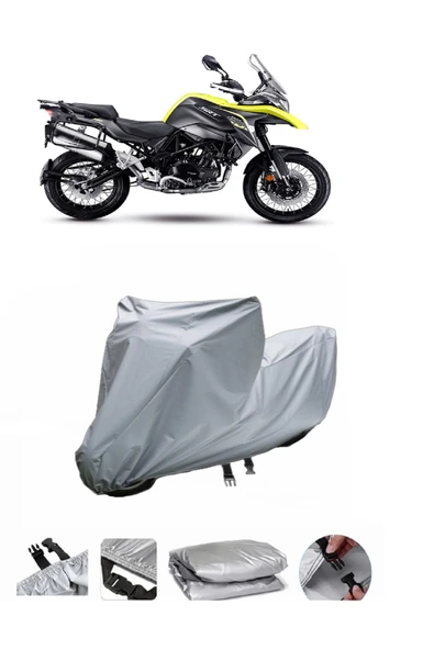 QJ SRT 550 X  Gri Motosiklet Brandası ARKA ÇANTA UYUMLU DEĞİLDİR ürün görseli 1