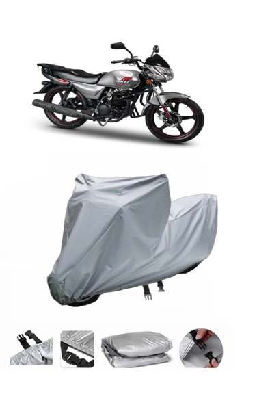 Motoran Dante 139  Gri Motosiklet Brandası ARKA ÇANTA UYUMLU DEĞİLDİR ürün görseli 1