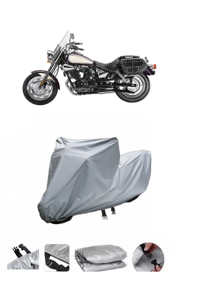Keeway Land Cruiser 250  Gri Motosiklet Brandası ARKA ÇANTA UYUMLU DEĞİLDİR ürün görseli 1