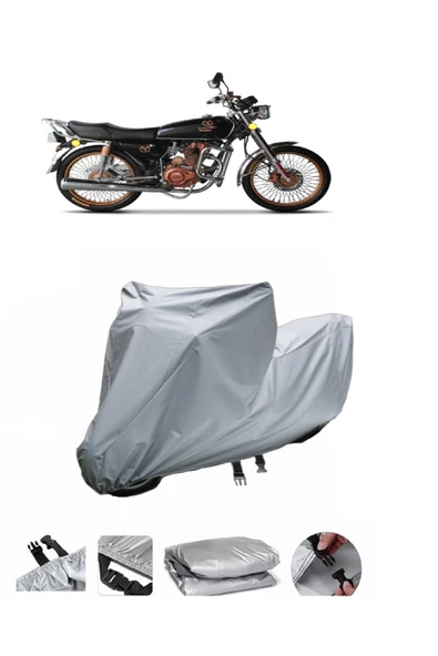 Motoran Scorpion 170  Gri Motosiklet Brandası ARKA ÇANTA UYUMLU DEĞİLDİR ürün görseli 1