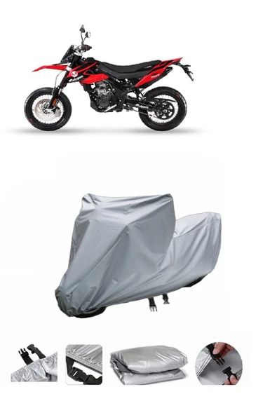 Malaguti XSM 125 Gri Motosiklet Brandası ARKA ÇANTA UYUMLU DEĞİLDİR ürün görseli 1