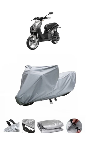 Peugeot Ludix 50  Gri Motosiklet Brandası ARKA ÇANTA UYUMLU DEĞİLDİR ürün görseli 1