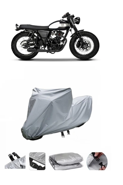 Mutt GT SR 125  Gri Motosiklet Brandası ARKA ÇANTA UYUMLU DEĞİLDİR ürün görseli 1
