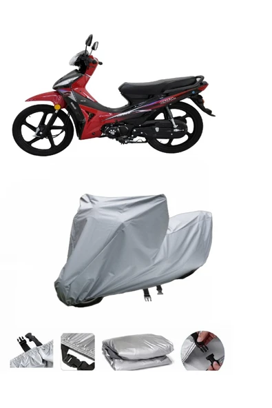 Kral Motor KR-50 Burn  Gri Motosiklet Brandası ARKA ÇANTA UYUMLU DEĞİLDİR ürün görseli 1