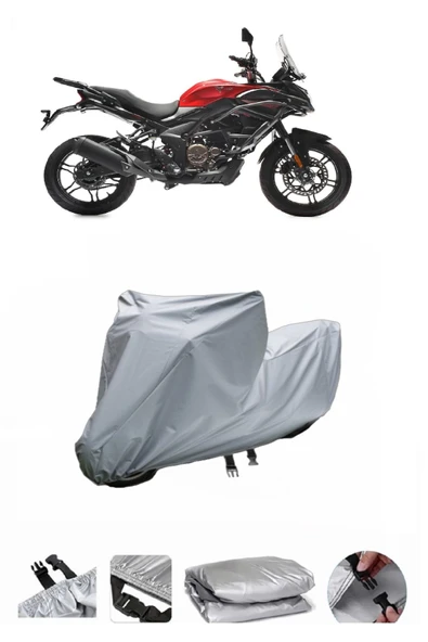 Voge 300 DS  Gri Motosiklet Brandası ARKA ÇANTA UYUMLU DEĞİLDİR ürün görseli 1