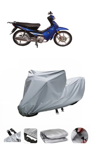 Lifan Tay 100  Gri Motosiklet Brandası ARKA ÇANTA UYUMLU DEĞİLDİR ürün görseli 1