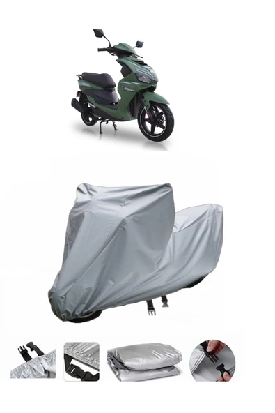 Motolux W46  Gri Motosiklet Brandası ARKA ÇANTA UYUMLU DEĞİLDİR ürün görseli 1