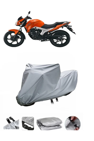 Lifan LF150-10B  Gri Motosiklet Brandası ARKA ÇANTA UYUMLU DEĞİLDİR ürün görseli 1