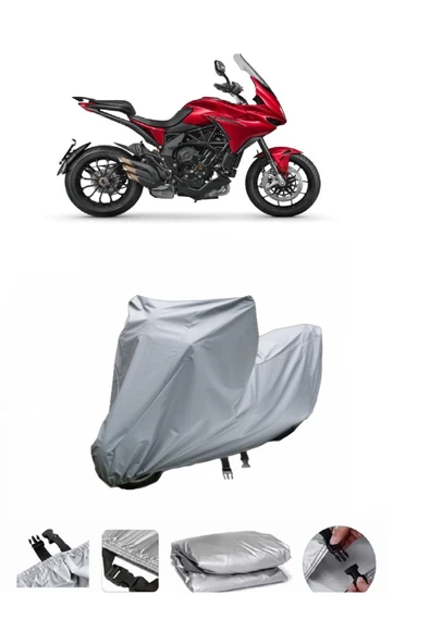 MV Agusta Turismo Veloce RC SCS  Gri Motosiklet Brandası ARKA ÇANTA UYUMLU DEĞİLDİR ürün görseli 1