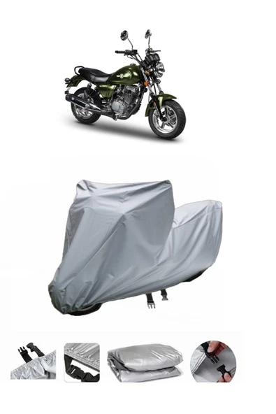 Motoran Crazy 125  Gri Motosiklet Brandası ARKA ÇANTA UYUMLU DEĞİLDİR ürün görseli 1