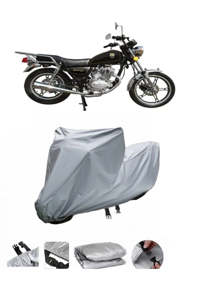 Motoran MT 150  Gri Motosiklet Brandası ARKA ÇANTA UYUMLU DEĞİLDİR ürün görseli 1