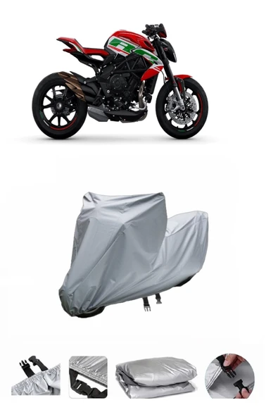 MV Agusta Dragster 800 RC SCS  Gri Motosiklet Brandası ARKA ÇANTA UYUMLU DEĞİLDİR ürün görseli 1