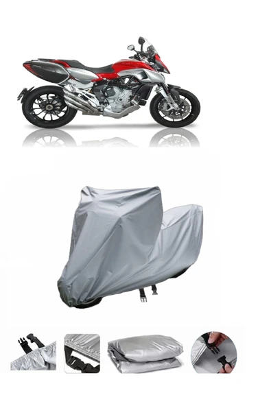 MV Agusta Stradale 800  Gri Motosiklet Brandası ARKA ÇANTA UYUMLU DEĞİLDİR ürün görseli 1