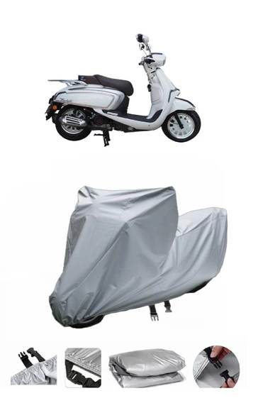 Motolux Macchiato 125  Gri Motosiklet Brandası ARKA ÇANTA UYUMLU DEĞİLDİR ürün görseli 1