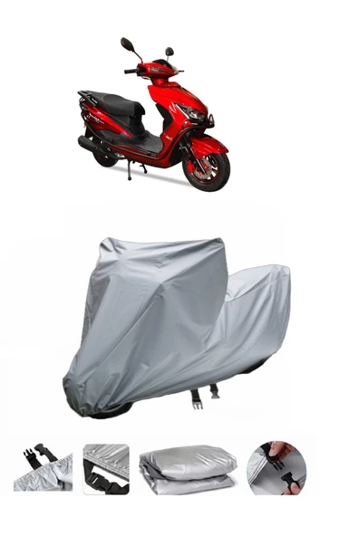 Motolux Nirvana 50  Gri Motosiklet Brandası ARKA ÇANTA UYUMLU DEĞİLDİR ürün görseli 1