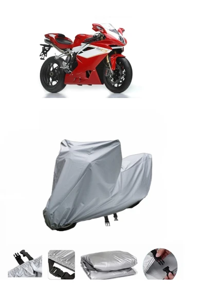 MV Agusta F4R  Gri Motosiklet Brandası ARKA ÇANTA UYUMLU DEĞİLDİR ürün görseli 1