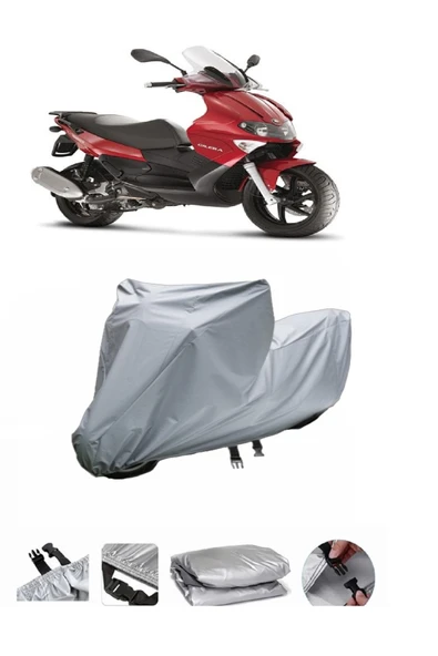 Gilera Runner 200 ST  Gri Motosiklet Brandası ARKA ÇANTA UYUMLU DEĞİLDİR ürün görseli 1