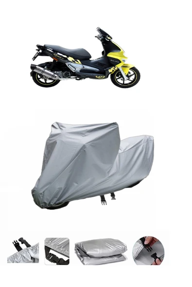 Gilera Runner VXR 200  Gri Motosiklet Brandası ARKA ÇANTA UYUMLU DEĞİLDİR ürün görseli 1