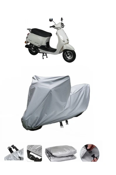 RMG Moto Gusto Milano 50  Gri Motosiklet Brandası ARKA ÇANTA UYUMLU DEĞİLDİR ürün görseli 1