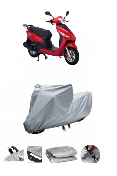Salcano Astro 130  Gri Motosiklet Brandası ARKA ÇANTA UYUMLU DEĞİLDİR ürün görseli 1