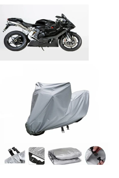 MV Agusta F4 1000 R  Gri Motosiklet Brandası ARKA ÇANTA UYUMLU DEĞİLDİR ürün görseli 1