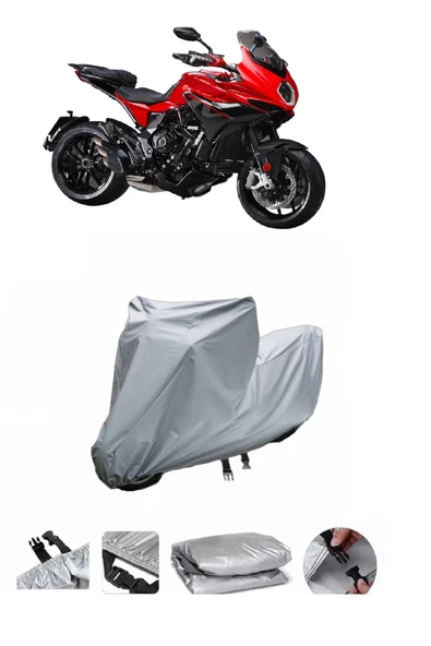 MV Agusta Turismo Veloce 800  Gri Motosiklet Brandası ARKA ÇANTA UYUMLU DEĞİLDİR ürün görseli 1