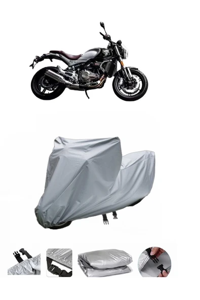QJ SRV 550  Gri Motosiklet Brandası ARKA ÇANTA UYUMLU DEĞİLDİR ürün görseli 1