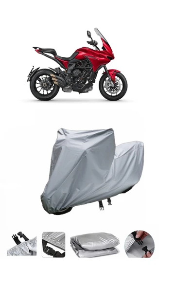 MV Agusta Turismo Veloce 800 Lusso SCS  Gri Motosiklet Brandası ARKA ÇANTA UYUMLU DEĞİLDİR ürün görseli 1