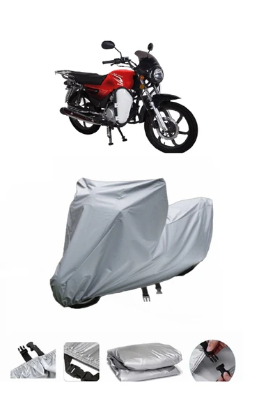RMG Moto Gusto Ranger 100  Gri Motosiklet Brandası ARKA ÇANTA UYUMLU DEĞİLDİR ürün görseli 1