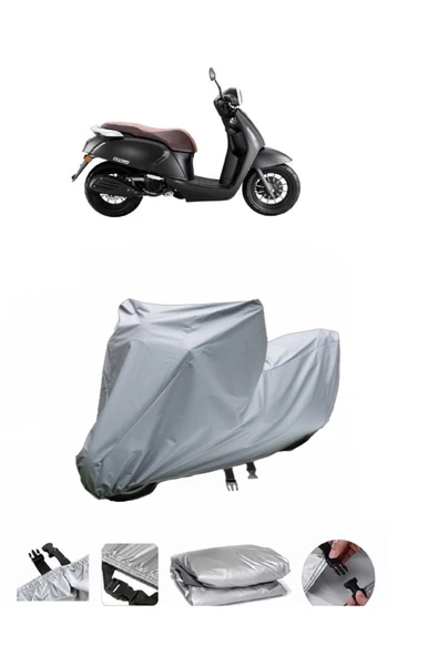 QJ LTM 125  Gri Motosiklet Brandası ARKA ÇANTA UYUMLU DEĞİLDİR ürün görseli 1