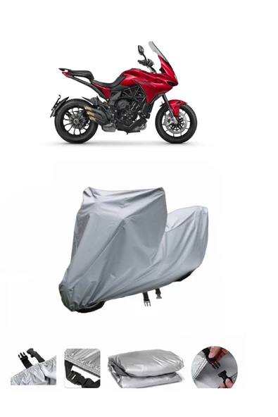 MV Agusta Turismo Veloce 800 Lusso  Gri Motosiklet Brandası ARKA ÇANTA UYUMLU DEĞİLDİR ürün görseli 1