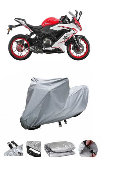 QJ SRK 400 RR  Gri Motosiklet Brandası ARKA ÇANTA UYUMLU DEĞİLDİR ürün görseli 1