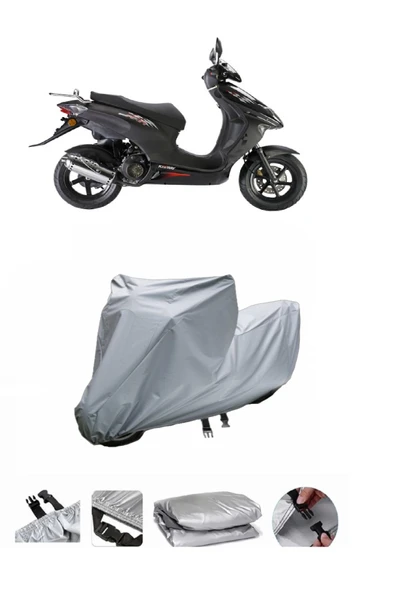 Keeway ARN 150  Gri Motosiklet Brandası ARKA ÇANTA UYUMLU DEĞİLDİR ürün görseli 1